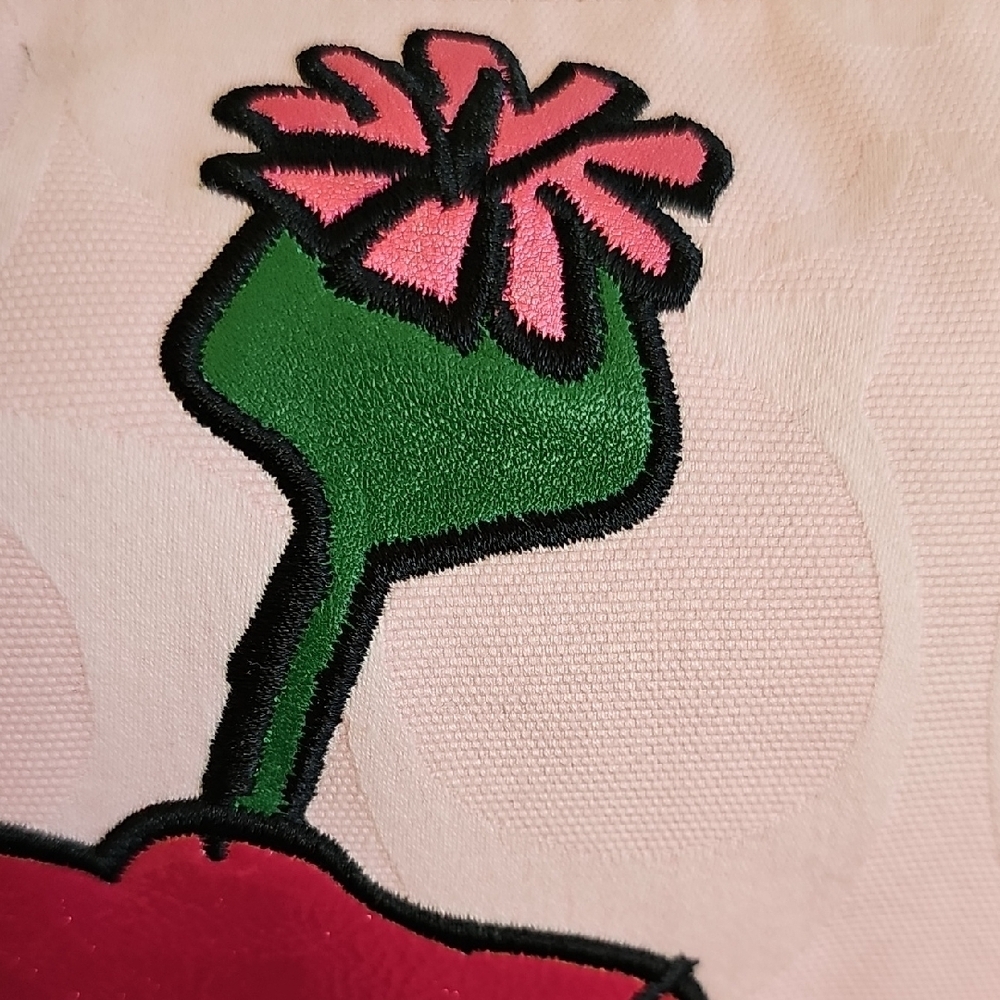 Coach Poppy 2010 Pink Ombré Floral Appliqué Glam Tote 3 Hangtags - Picture 8 of 17